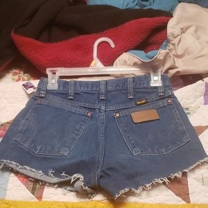 Vintage Wrangler cut off shorts